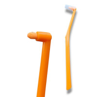 Healthy Smile Tuft Medium 6 mm Mono-Tuft Toothbrush, Orange